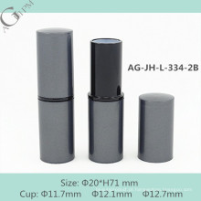 AG-JH-L-334-2B AGPM cosméticos xícara tamanho 11.7 12,1 12,7 mm nova chegada simples estilo redondo personalizado plástico vazio lip balm tubo